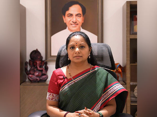 Telangana MLC K Kavitha (Photo:ANI)