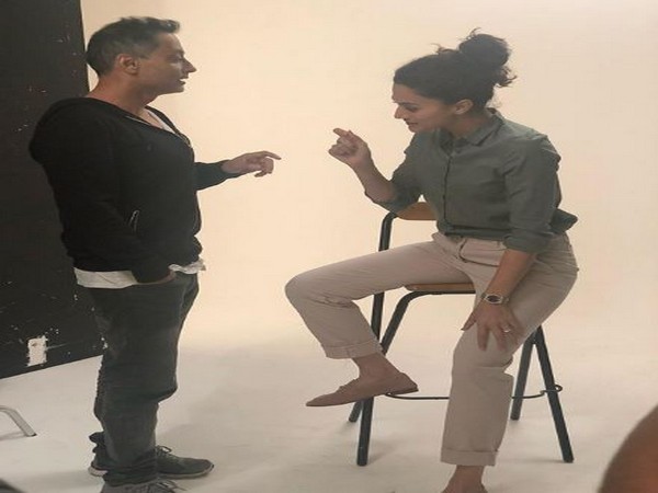 Sujoy Ghosh and Taapsee Pannu  (Image courtesy: Instagram)