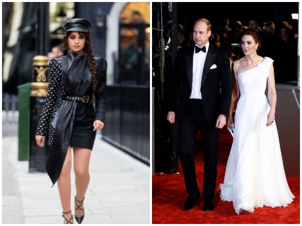 Camila Cabello, Prince William and Kate Middleton 