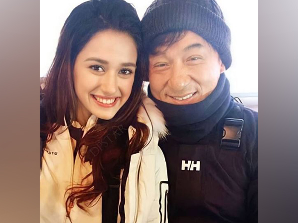 Disha Patani with Jackie Chan (Image Source: Instagram)