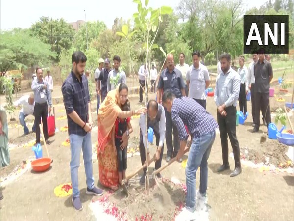 Madhya Pradesh Chief Minister Shivraj Singh Chouhan during a plantation drive. (Photo/ANI)