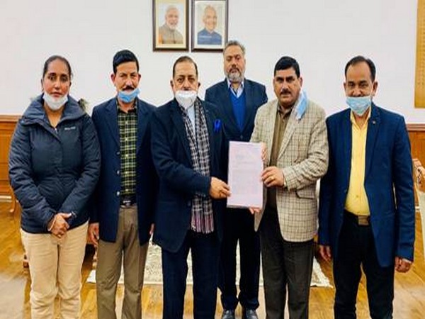 West Pakistan Refugees Action Committee from J-K meets Union Minister Dr Jitendra Singh in New Delhi on Thursday.