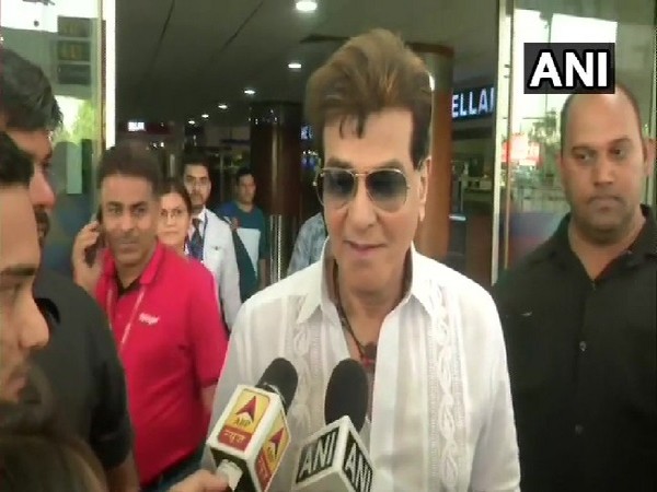 Actor Jeetendra speaking to media in New Delhi on Thursday Photo/ANI.