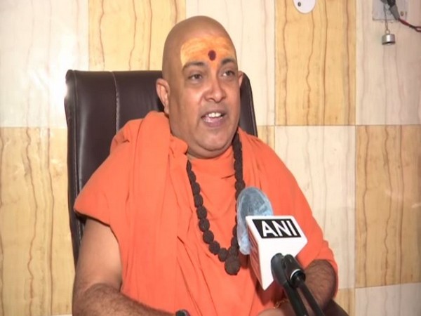 Jitendranand Saraswati General Secretary Akhil Bharatiya Sant Samiti. [Photo/ANI]