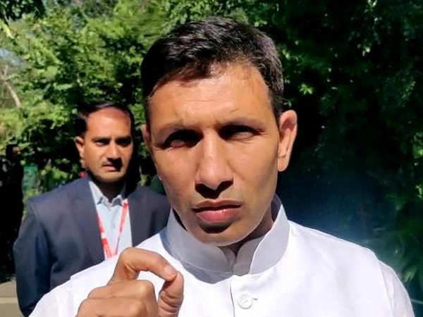 Madhya Pradesh Higher Education Minister Jitu Patwari speaking to ANI on Friday. Photo/ANI