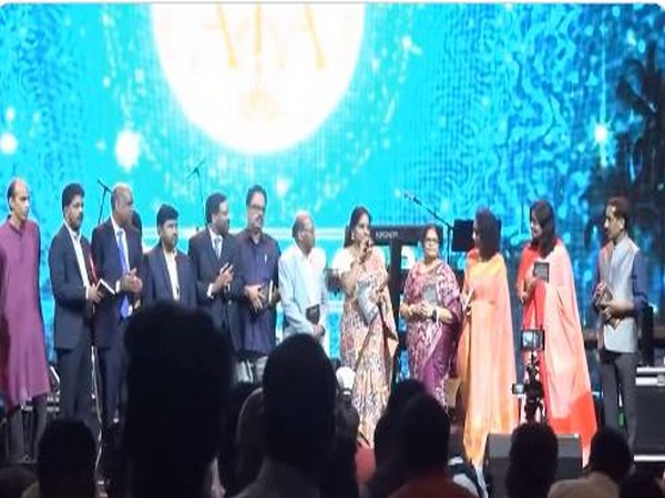 K Kavitha addressing Indian diaspora at American Telugu Association (Pic credit: K Kavitha Twitter)