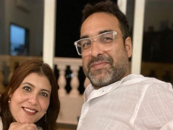 Mridula Tripathi, Pankaj Tripathi (Image source: Instagram)