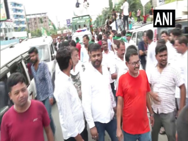 Visual from the protest site in Patna (Photo/ANI)