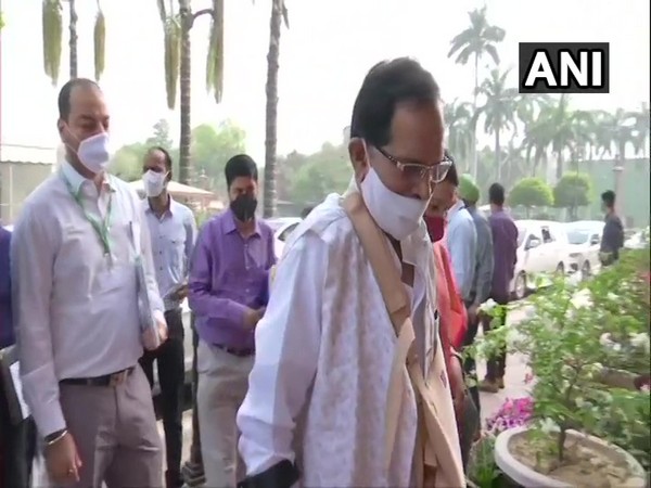 Union AYUSH Minister Shripad Naik on Wednesday arrived at Parliament.
