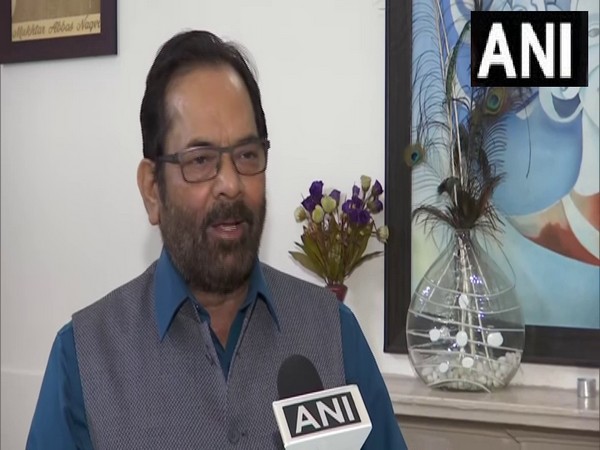 BJP leader and former Minority Affairs Minister Mukhtar Abbas Naqvi. (ANI/photo)