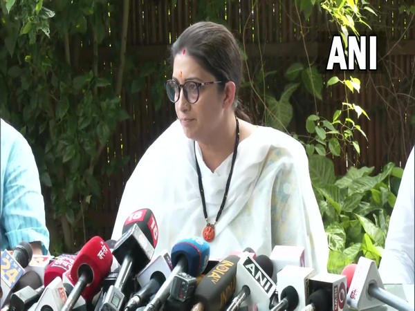 Union Minister Smriti Irani (Photo/ANI)