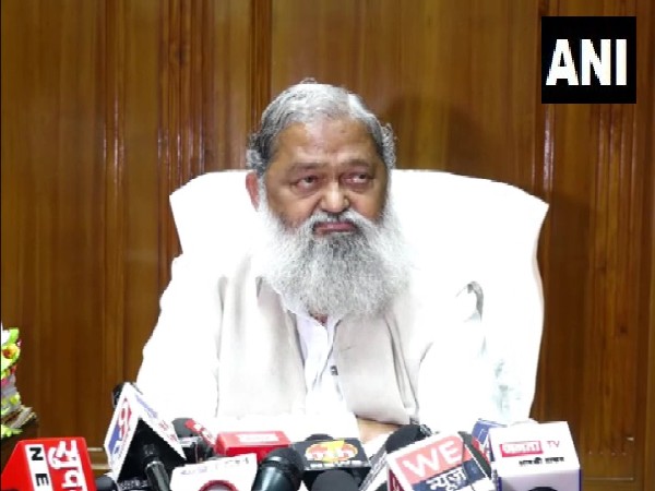 Haryana Home Minister Anil Vij (Photo/ANI)