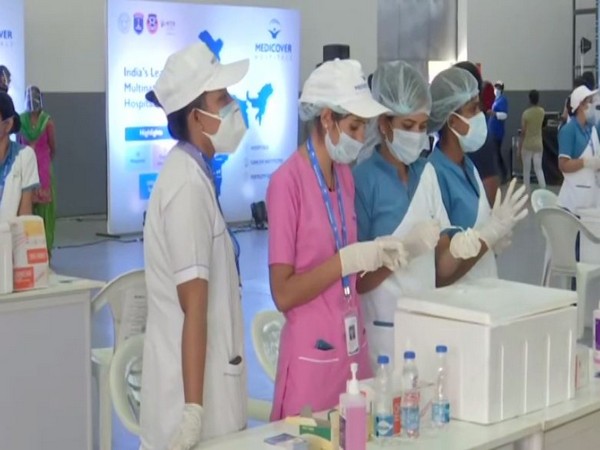 Visual from the massive vaccination drive