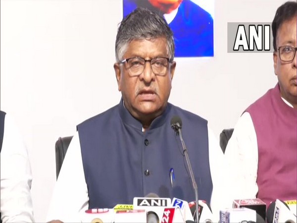 Bharatiya Janata Party MP Ravi Shankar Prasad (Photo/ANI)
