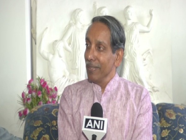 JNU VC M Jagadesh Kumar speaking to ANI in New Delhi on Monday. 
