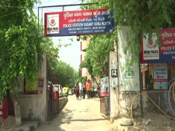 Visuals from Vasant Kunj Polcie Station (Photo/ANI)