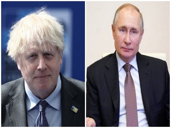 UK Prime Minister Boris Johnson and Russian President Vladimir Putin (File Photo)