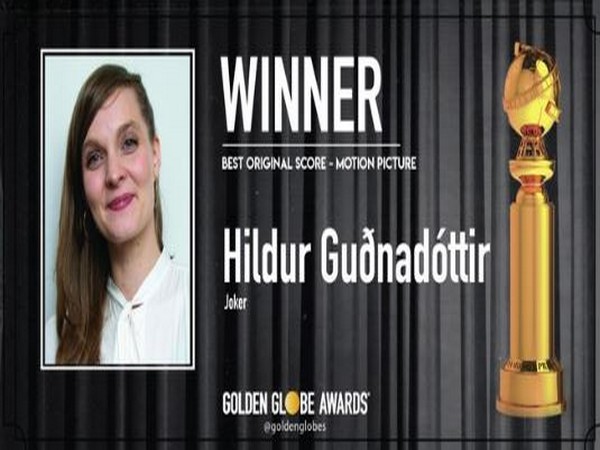 Hildur Gudnadottir (Image courtesy: Golden Globe Awards official Twitter handle)