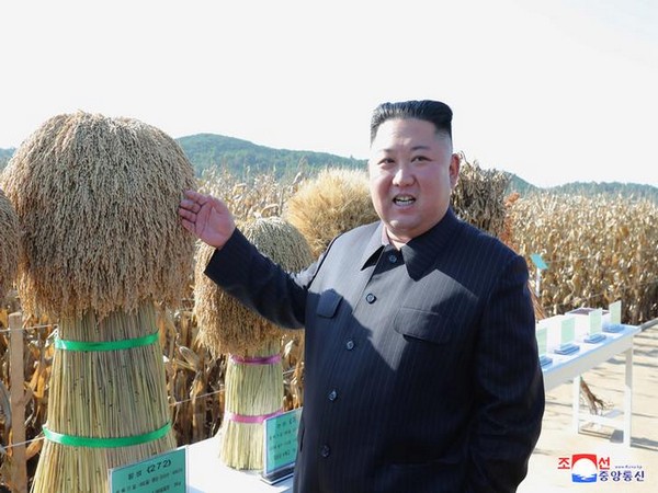 Kim Jong-un during his first public appearance at a military-run farm (Photo/Reuters)