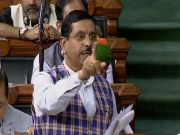 Union Parliamentary Affairs Minister Pralhad Joshi in Lok Sabha