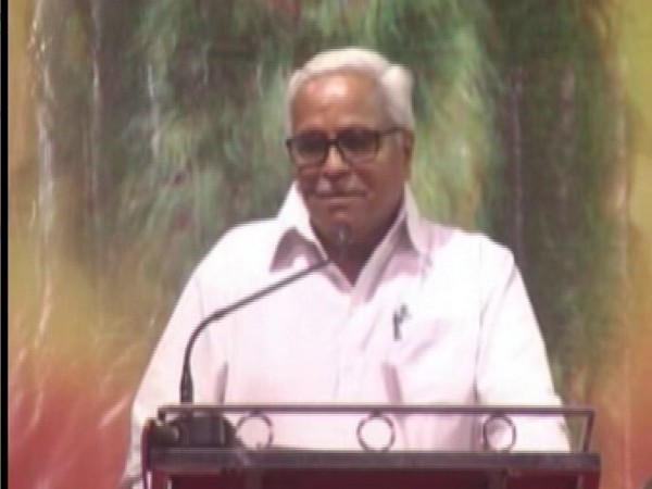 RSS General Secretary, Bhaiyaji Joshi addresses an event in Nagpur [Photo/ANI]