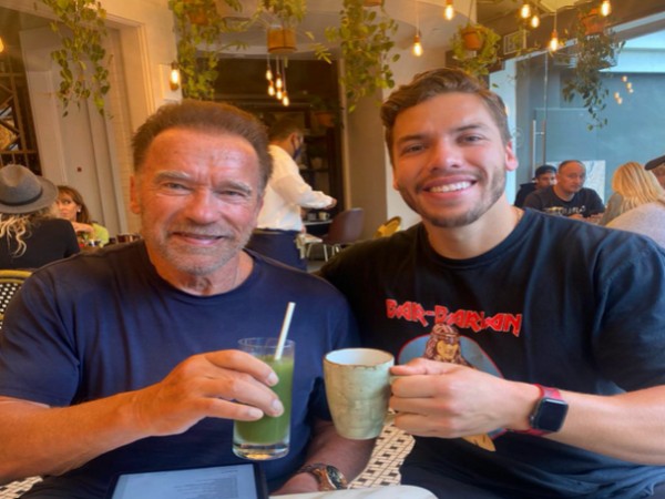 Arnold Schwarzenegger and Joseph Baena (Image source: Instagram)
