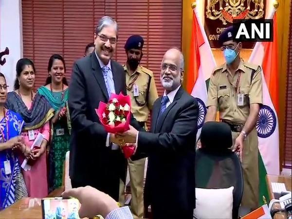VP Joy took charge as Kerala's new Chief Secretary (Photo/ ANI)