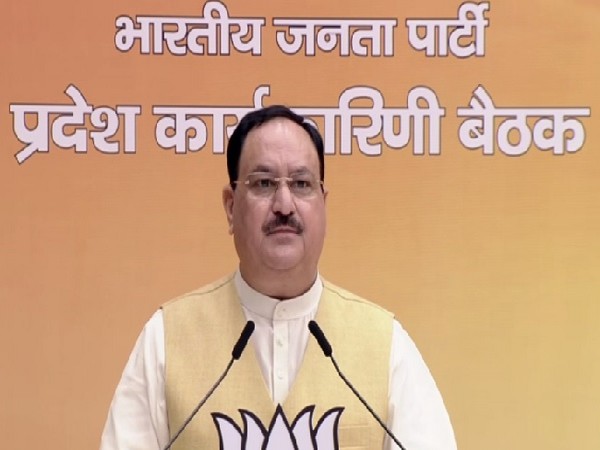 BJP president JP Nadda addressing West Bengal BJP state executive meeting via video conference on Thursday. 