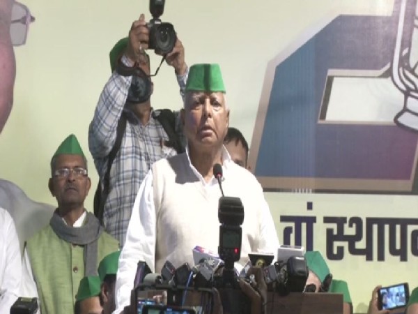 Rashtriya Janata Dal National President Lalu Prasad Yadav (Photo:ANI)