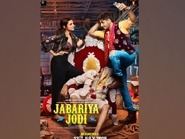 Parineeti Chopra and Sidharth Malhotra in 'Jabariya Jodi' poster, Image courtesy: Instagram
