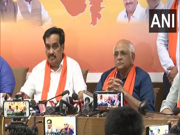 State BJP chief CR Patil with CM-elect Bhupandra Patel(Photo/ANI) 