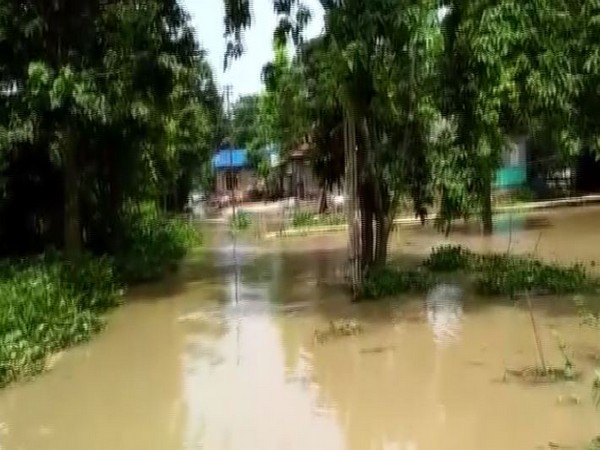 Visual from flood-hit Meghalaya. (Photo/ANI)