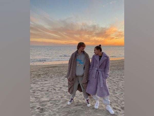 Justin Bieber with wife Hailey Bieber (Image Source: Instagram)