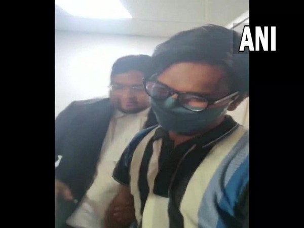 Alt News co-founder Mohammed Zubair walks out of jail. (ANI/photo)