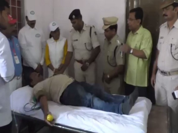 Kalahandi Police collected 112 units of blood in a Voluntary Blood Donation Camp held at Dharamgarh on Sunday. Photo/ANI