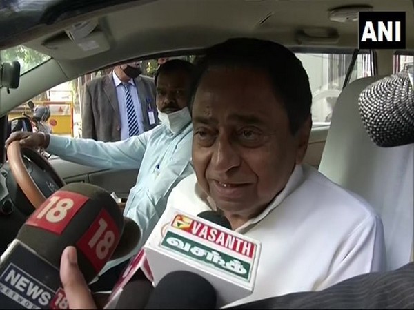 Congress leader Kamal Nath talking to media in New Delhi on Tuesday. (Photo/ANI)