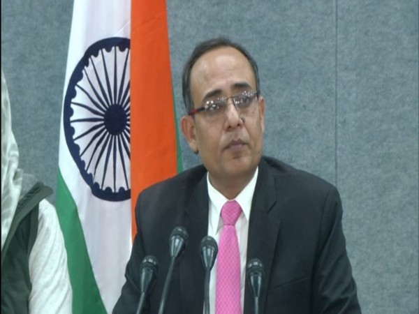 Jammu and Kashmir Chief Secretary Rohit Kansal speaking to reporters in Jammu on Wednesday. Photo/ANI