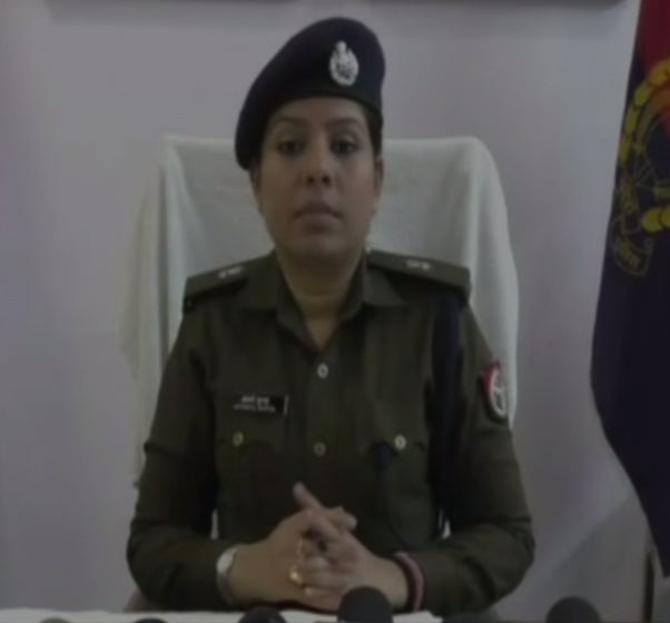 Aparna Gupta, Superintendent of Police Kanpur South, speaking to media on Monday. (Photo/ANI)