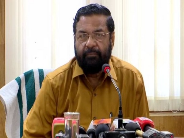 Kerala Tourism Minister Kadakampally Surendran speaking to reporters on Sunday. Photo/ANI