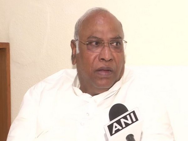 Congress general secretary Mallikarjun Kharge speaking to ANI in New Delhi on Friday. (Photo/ANI)