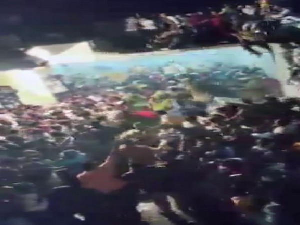 People were watching Moharram procession when a compound wall suddenly collapsed, leaving 20 injured. Photo/ANI