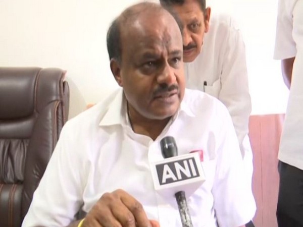 JD-S leader HD Kumaraswamy speaking to ANI in Bengaluru on Thursday. Photo/ANI