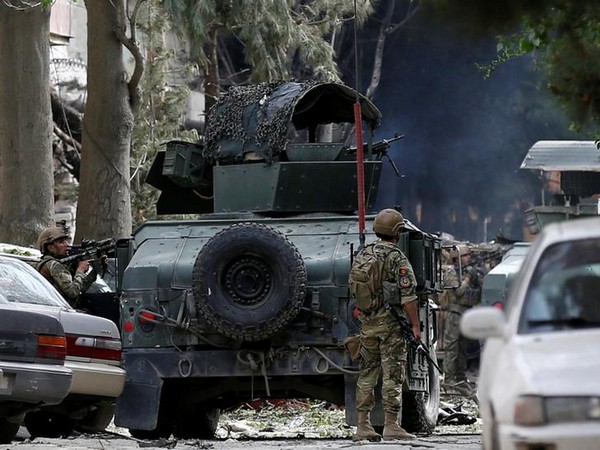 Visuals from the site of attack in Kabul on May 8 (Photo/ Reuters)