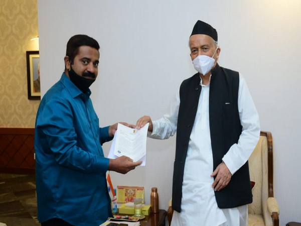 BJP MLA Ram Kadam met Governor Bhagat Singh Koshyari on Thursday in Mumbai.