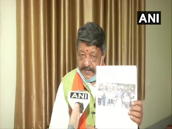 BJP leader Kailash Vijaywargiya speaking to ANI in Kolkata on Friday. (Photo/ANI)