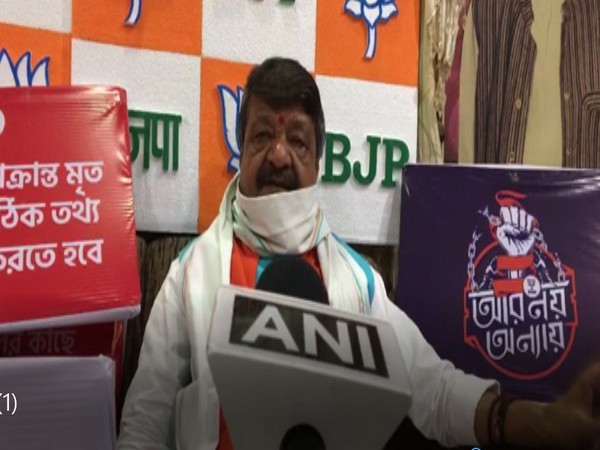 BJP national general secretary Kailash Vijayvargiya speaks to ANI in Indore on Sunday [Photo/ANI]