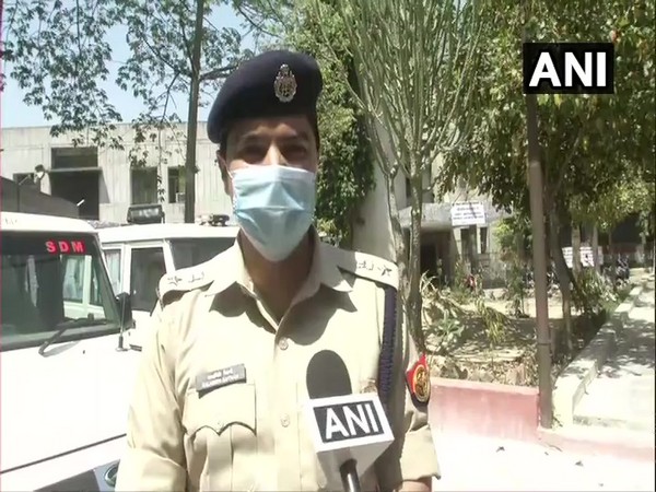 Ghaziabad SSP Kalanidhi Naithani speaking to ANI on Sunday. Photo/ANI