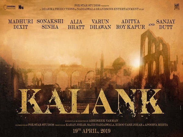 'Kalank' poster, Image courtesy: Instagram