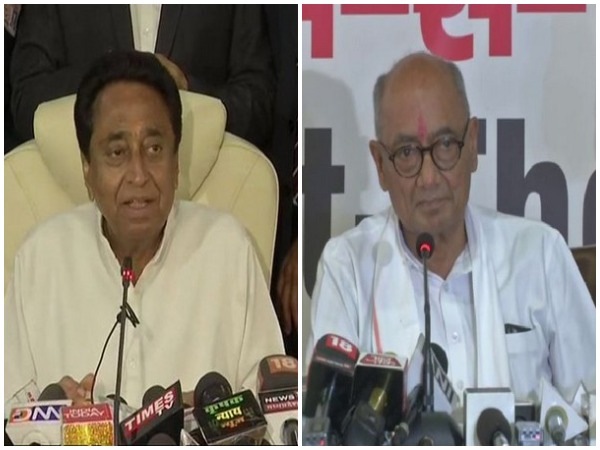 MP CM Kamal Nath and Digvijaya Singh (File photo)