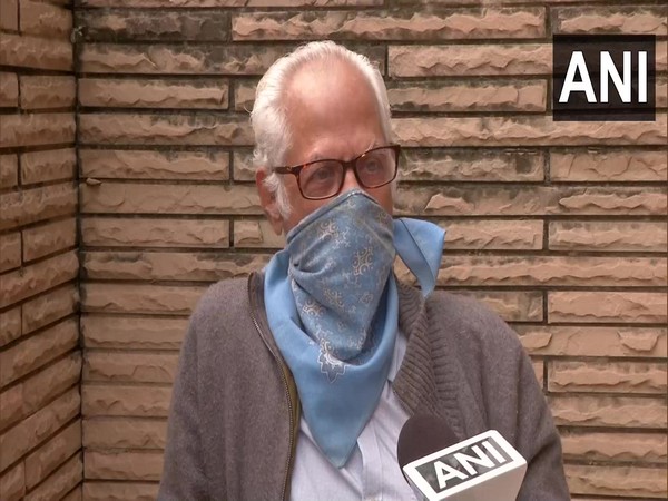 G Balachandran, Maternal uncle of US vice president-elect Kamala Harris, in Delhi. (Photo/ANI)